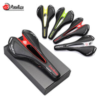 100% Full Carbon Fiber + Leather Bicycle Saddle Road Mountain Bike MTB Saddle Seat Bike Parts