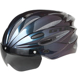 Cycling Bicycle Helmet MTB Road Bike Helmet with Magnetic Goggles Lens & Sunvisor Ultralight