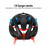 GUB Bicycle Helmet Ultralight Cycling Helmet For MTB Road Bike Safe Cap Men Women 19 Air Vents Integrally-molded