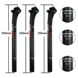 Full Carbon Fiber Bicycle Seatpost MTB Road Mountain Bike Seat Post Seat Tube 25.4/27.2/30.8/31.6*350/400mm