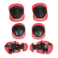 6pcs/set Kids Children Roller Protective Suit Knee Elbow Protector Pads Wrist Protection for Scooter Roller Skating Safety Protective Equipment