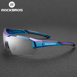 ROCKBROS Photochromic UV400 Cycling Glasses Outdoor Sports Sunglasses Men Women MTB Bicycle Bike Eyewear