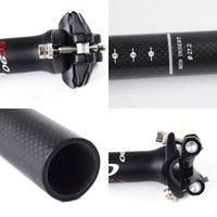 Full Carbon Fiber Bicycle Seatpost MTB Road Mountain Bike Seat Post Seat Tube 27.2/30.8/31.6*350/400mm