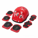 6pcs/set Kids Children Roller Protective Suit Knee Elbow Protector Pads Wrist Protection for Scooter Roller Skating Safety Protective Equipment