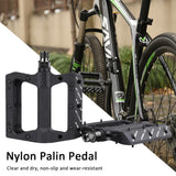 Nylon Fiber Bicycle Pedals MTB Road Bike Pedals Widen Anti-skid 2 Bearings Cycling BMX Pedals