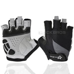 ROCKBROS Cycling Gloves Bicycle Bike Sports Gloves Half Finger Shockproof Breathable Men Women Cycling Equipment