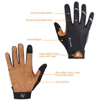 Cycling Gloves Anti-slip Breathable Men Women Gloves Anti-shock Outdoor Sport MTB Bike Bicycle Motorcycle Gloves