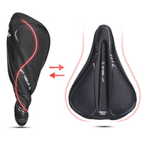 Bicycle Saddle Cover Breathable MTB Road Bike Seat Cushion Covers Mat Silicone Gel Pads