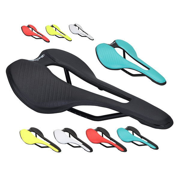 Cycling Bicycle Saddle Comfortable MTB Road Mountain Bike Seat Cushion Leather Saddle Pad