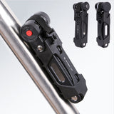 Cycling Bicycle Lock with LED Light Alloy Steel Folding Lock MTB Road Bike Lock Anti-theft Lock Safety Cycling Accessories