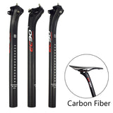 Full Carbon Fiber Bicycle Seatpost MTB Road Mountain Bike Seat Post Seat Tube 25.4/27.2/30.8/31.6*350/400mm