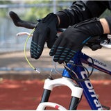 Cycling Gloves Winter Warm Windproof Outdoor Sports Gloves Touch Screen Bicycle MTB Road Bike Full Finger Gloves Anti-Slip