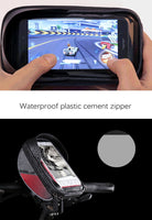 Bicycle Bag 6.0inch Touch Screen Cell Phone Mobil Phone Bag Cycling Top Tube Handlebar Bag Pouch Waterproof