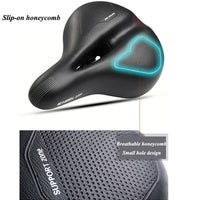 Comfortable Bicycle Saddle MTB Bike Seat Hollow Breathable Cushion Soft E-Bike Saddle