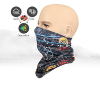 Cycling Bandana Bicycle Headband Scarf Fleece Winter Thermal Outdoor Sports Headwear Bike Neck Mask