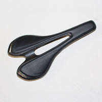 Ergonomics Leather + Carbon Fiber Bicycle Saddle Mountain Road Bike Saddle Seat Cushion Ultralight Comfortable