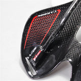 100% Full Carbon Fiber + Leather Bicycle Saddle Road Mountain Bike MTB Saddle Seat Bike Parts