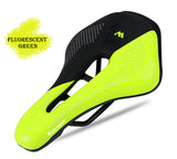 Comfortable Bicycle Saddle Mountaibn Road Bike Seat Cushion Pad Wear-resistant PU Leather Hollow