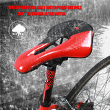 Comfortable Bicycle Saddle Mountaibn Road Bike Seat Cushion Pad Wear-resistant PU Leather Hollow