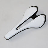 Ergonomics Leather + Carbon Fiber Bicycle Saddle Mountain Road Bike Saddle Seat Cushion Ultralight Comfortable