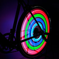 Waterproof LED Bicycle Wheel Spoke Light MTB Road City Bike E-Bike Motorcycle Light Safety Warning Light with Battery