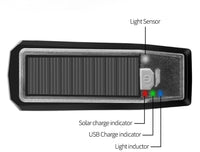 Solar Energy Bike Headlight Headlamp Waterproof USB Rechargable Torch Cycling Horn Light Night Riding Safety Bicycle Bell Light