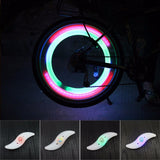 Waterproof LED Bicycle Wheel Spoke Light MTB Road City Bike E-Bike Motorcycle Light Safety Warning Light with Battery