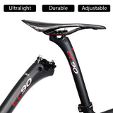 Full Carbon Fiber Bicycle Seatpost MTB Road Mountain Bike Seat Post Seat Tube 25.4/27.2/30.8/31.6*350/400mm