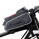 Waterproof Bicycle Front Frame Bag Cycling MTB Road Bike Top Tube Bag Touch Screen 6 inch Phone Bag Holder Pouch