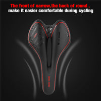 GEL Bicycle Saddle Cycling MTB Road Bike Saddle Seat Cushion Soft Sponge PU Anti-skid Shock Absorbing