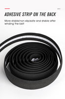 WEST BIKING Soft Bicycle Handlebar Tape EVA PU Bike Bar Tape Professional Cycling Damping Anti-Vibration Wrap With 2 Bar Plugs