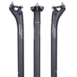Full Carbon Fiber Bicycle Seatpost MTB Road Bike Seat Post Tube 25.4/27.2/30.8/31.6-350/400mm 3K/UD
