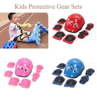 6pcs/set Kids Children Roller Protective Suit Knee Elbow Protector Pads Wrist Protection for Scooter Roller Skating Safety Protective Equipment