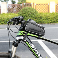 Waterproof Bicycle Front Frame Bag Cycling MTB Road Bike Top Tube Bag Touch Screen 6 inch Phone Bag Holder Pouch