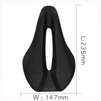 Cycling Bicycle Saddle Road Bike Mountain Bike Seat Cushion Nylon Fiber + Leather Comfortable Breathable Bike Accessories