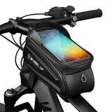 7 Inch Bike Bags Bicycle Bag Bicycle Handlebar Bags Waterproof Bag Bike Frame Bag Bicycle Cushion Bike Phone Holder Bag Saddle