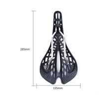 Carbon Fiber Texture Bicycle Saddle MTB Road Bike Seat Cushion Spider Hollow Saddle Comfortable Durable