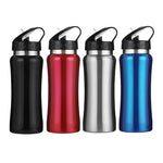 304 Stainless steel Sports Water Bottle with Straw Fitness Cycling Bike Gym Travel Drinking Water Bottle Cup Jug