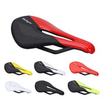 Carbon+Leather Bicycle Saddle MTB Road Bike Saddles Seat Mountain Bike Saddle Breathable Soft Seat Cushion