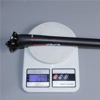 Full Carbon Fiber Bicycle Seatpost MTB Road Mountain Bike Seat Post Seat Tube 25.4/27.2/30.8/31.6*350/400mm