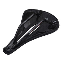 Carbon+Leather Bicycle Saddle MTB Road Bike Saddles Seat Mountain Bike Saddle Breathable Soft Seat Cushion