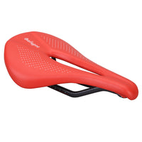 Carbon+Leather Bicycle Saddle MTB Road Bike Saddles Seat Mountain Bike Saddle Breathable Soft Seat Cushion