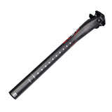 Full Carbon Fiber Bicycle Seatpost MTB Road Mountain Bike Seat Post Seat Tube 25.4/27.2/30.8/31.6*350/400mm