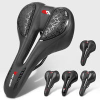 Silica GEL Bicycle Saddle MTB Mountain Road Bike Cushion Seat Saddle Breathable Hollow Soft Shock Absorbing