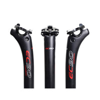 Full Carbon Fiber Bicycle Seatpost MTB Road Mountain Bike Seat Post Seat Tube 25.4/27.2/30.8/31.6*350/400mm