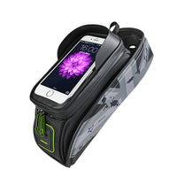 ROCKBROS Cycling Bicycle Frame Bag MTB Road Bike Front Top Tube Bag Phone Bag Holder Rainproof Touch Screen Bike Accessories