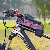 ROCKBROS Cycling Bicycle Frame Bag MTB Road Bike Front Top Tube Bag Phone Bag Holder Rainproof Touch Screen Bike Accessories