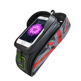 ROCKBROS Cycling Bicycle Frame Bag MTB Road Bike Front Top Tube Bag Phone Bag Holder Rainproof Touch Screen Bike Accessories