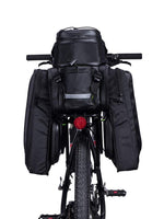 ROCKBROS Bicycle Carrier Bag MTB Road Bike Rack Bag Trunk Pannier Cycling Multifunctional Large Capacity Travel Bag With Rain Cover