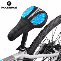 ROCKBROS Gel Bicycle Saddle Cover MTB Mountain Road Bike Seat Cover Cushion Liquid Silicone Soft Sponge Breathable